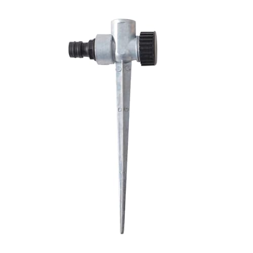 Greabuy Rasensprenger aus Metall für Hof, 360 Grad, große Fläche, verstellbare Sprinklerdüse, automatisches Gartenwasser, 2 Stück von Greabuy