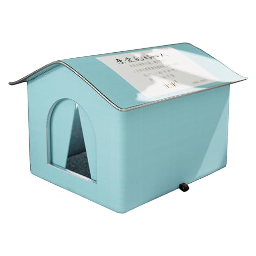 Greabuy Warmth Katzenhaus Wasserdicht und Kältenest für Katzen, ideal für den Außenbereich, Garten, Hof, Terrassen, Unterschlupf Greabuy Warmth Katzenhaus Wasserdicht und Kältenest für Katzen, ideal für den Außenbereich, Garten, Hof, Terrassen, Unterschlupf von Greabuy