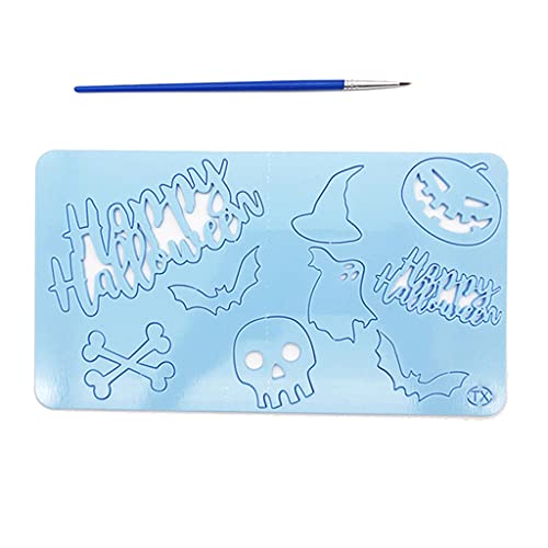 Keksstempel-Werkzeug, Kuchenwerkzeug, wiederverwendbar, Halloween-Form, Prägestempel, Backstimmung zum Backen, Acryl-Fondantformen zum Dekorieren für Cupcakes, große für Halloween Keksstempel-Werkzeug, Kuchenwerkzeug, wiederverwendbar, Halloween-Form, Prägestempel, Backstimmung zum Backen, Acryl-Fondantformen zum Dekorieren für Cupcakes, große für Halloween von Greabuy