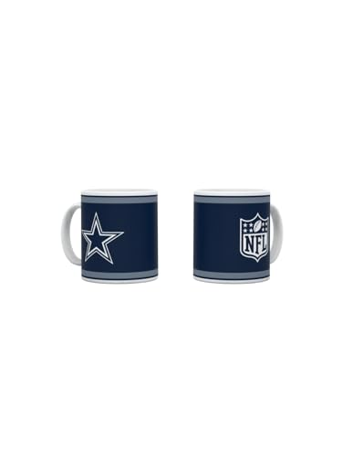 Dallas Cowboys NFL American Football – Tasse Becher Kaffeetasse Kickoff – Mattes Design zur Season 2024/2025 – 330 ml – Keramik von Great Branding