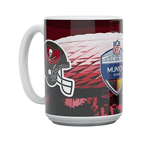 Great Branding NFL Game Munich 2022 Tampa Bay Buccaneers 440ml Tasse, Weiß von Great Branding