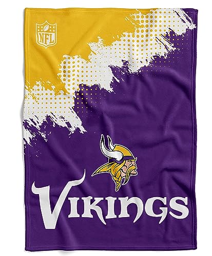 Great Branding NFL Minnesota Vikings Football Kuscheldecke Decke Corner Throw Blanket von Great Branding