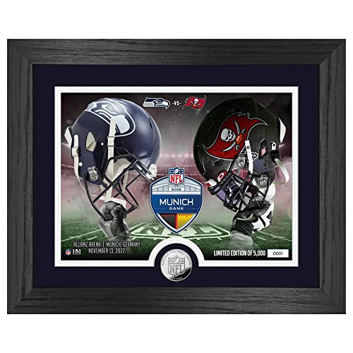 Great Branding NFL Munich Game Tampa Bay Buccaneers vs Seattle Seahawks Hanging Box Helm Silver Coin gerahmtes Bild 40x33cm, mehrfarbig, Einheitsgröße Great Branding NFL Munich Game Tampa Bay Buccaneers vs Seattle Seahawks Hanging Box Helm Silver Coin gerahmtes Bild 40x33cm, mehrfarbig, Einheitsgröße von Great Branding