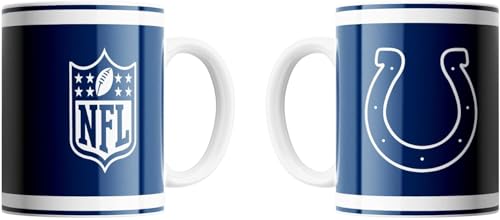 Indianapolis Colts NFL American Football – Tasse Becher Kaffeetasse Kickoff – Mattes Design zur Season 2024/2025 – 330 ml – Keramik Indianapolis Colts NFL American Football – Tasse Becher Kaffeetasse Kickoff – Mattes Design zur Season 2024/2025 – 330 ml – Keramik von Great Branding