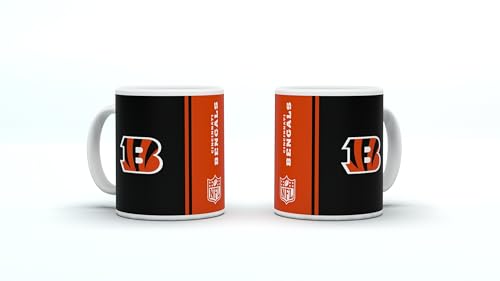 NFL Cincinnati Bengals Kaffeebecher Kaffeetasse Tasse 11oz 325ml Gridiron von Great Branding