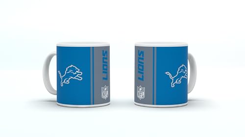 NFL Detroit Lions Kaffeebecher Kaffeetasse Tasse 11oz 325ml Gridiron von Great Branding