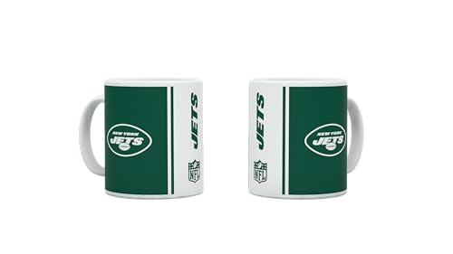 NFL New York Jets Kaffeebecher Kaffeetasse Tasse 11oz 325ml Gridiron von Great Branding