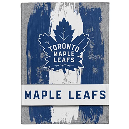 NHL Kuscheldecke Toronto Maple Leafs Decke Fleece Throw Brush Blanket 150x200 von Great Branding