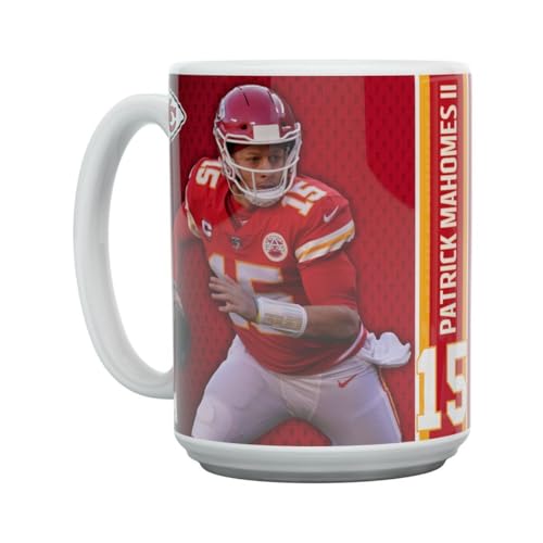 Patrick Mahomes MOTION Kansas City Chiefs NFL Tasse 450ml von Great Branding