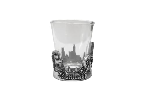 Chicago Schnapsglas aus Zinn von Great Chicago Gifts