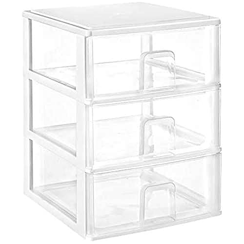 Great Plastic Tolle Kunststoff-Kunststoff 3 Stapelbar 380 x 370 x 473 mm Natur Schublade (Mod. 3,4), weiß, One Size von Great Plastic