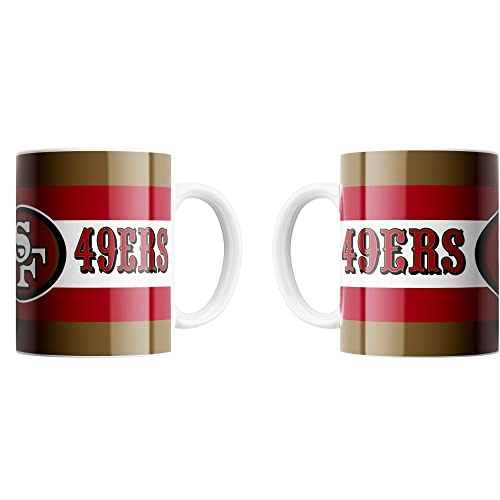 Great branding San Francisco 49ers NFL Classic Mug (330 ml) Wallpaper Tasse - Stück, Mug-49ers-red-gold-#28345 von Great branding