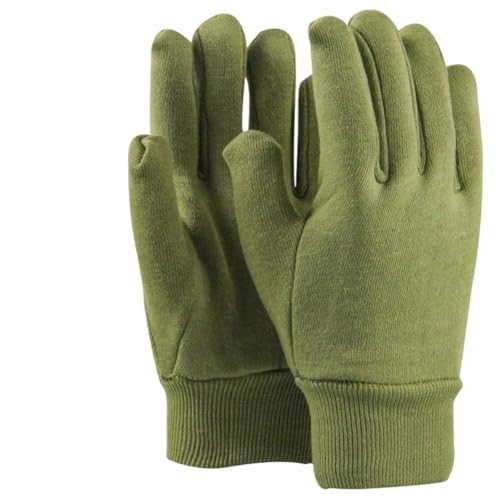 GreatRise Isolierte Gartenhandschuhe Robuste Baumwolle Arbeitshandschuhe mit Plüschfutter Schutzhandschuhe Winter-Schützende-Handschuhe für Garten-, Bauarbeit- und Bodenarbeiten Armeegrün GreatRise Isolierte Gartenhandschuhe Robuste Baumwolle Arbeitshandschuhe mit Plüschfutter Schutzhandschuhe Winter-Schützende-Handschuhe für Garten-, Bauarbeit- und Bodenarbeiten Armeegrün von GreatRise