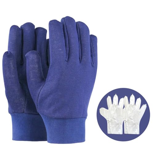 GreatRise Isolierte Gartenhandschuhe Robuste Baumwolle Arbeitshandschuhe mit Plüschfutter Schutzhandschuhe Winter-Schützende-Handschuhe für Garten-, Bauarbeit- und Bodenarbeiten Blau-Wasserdichtes GreatRise Isolierte Gartenhandschuhe Robuste Baumwolle Arbeitshandschuhe mit Plüschfutter Schutzhandschuhe Winter-Schützende-Handschuhe für Garten-, Bauarbeit- und Bodenarbeiten Blau-Wasserdichtes von GreatRise