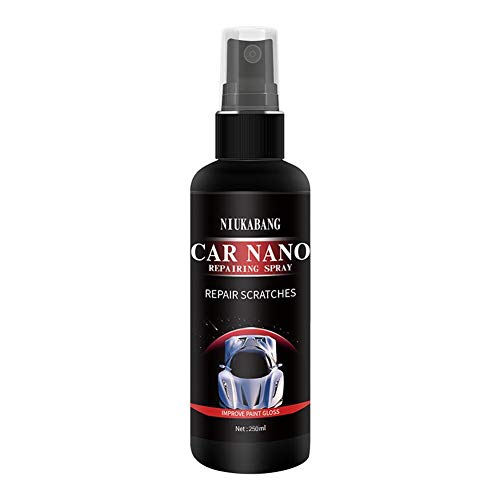 Autowachs-Polierspray, Auto-Nano-Handbeschichtungsspray Supergloss Mikrobeschichtetes Kristallspray Fluten Polierwachs Autoreparatur-Beschichtungsspray Dekontamination Antioxidation (100 Ml / 250 Ml) von Greatideal