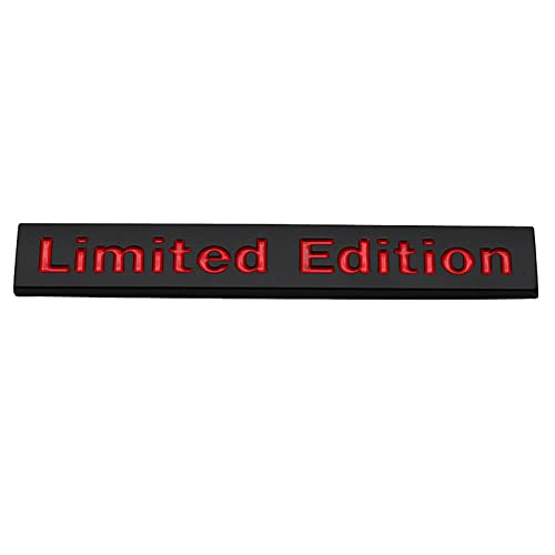 Greatideal Chrom Autoaufkleber, Limited Edition Aufkleber für Auto, Auto Aufkleber Abzeichen Kleber für Links Rechts Hinten für Auto Motorrad Boot 10 x 1,5 x 0,4 cm von Greatideal