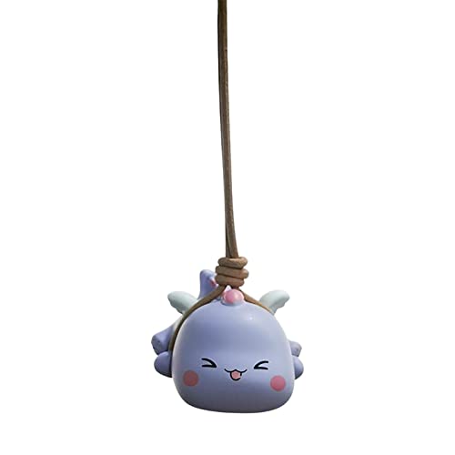 Greatideal Cute Swing Dinosaur Car Pendant - Interior Rearview Mirrors Charms Ornament - Hangable Car Rearview Pendant - Car Accessories von Greatideal