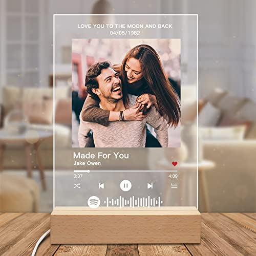Greatminer Spotify LED Nachtlicht 15x22cm Song Cover Glas Bild Spotify Glas Personalisiert Musik Bild Scanbarer Code Spotify Platte Fotogeschenke für Frauen Männer Valentinstag Weihnachten Greatminer Spotify LED Nachtlicht 15x22cm Song Cover Glas Bild Spotify Glas Personalisiert Musik Bild Scanbarer Code Spotify Platte Fotogeschenke für Frauen Männer Valentinstag Weihnachten von Greatminer