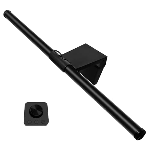 Greatzer 55CM Computer Monitor Lampe LED mit Intelligente Kabellose Steuerung USB Augenschutz Schreibtischlampe mit Touchscreen Kein Bildschirm Blendung Einstellbaren Farbtemperatur PC Büro Lampe von Greatzer
