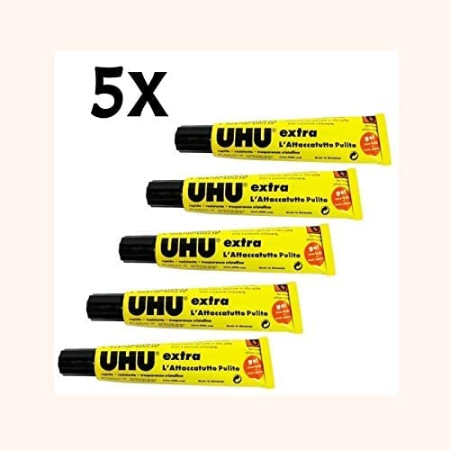5 x Alleskleber/Kleber Gel/Aufkleber 20 ml UHU extra 5 x Alleskleber/Kleber Gel/Aufkleber 20 ml UHU extra von GrecoShop