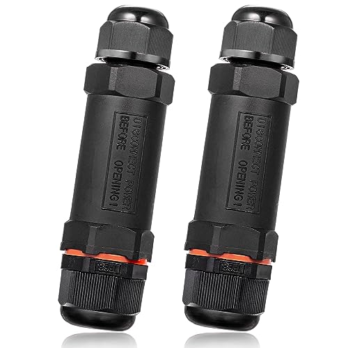 2er Kabelverbinder Wasserdicht IP68 Verbindungsmuffe TÜV geprüfte 5 polig Verbindungsmuffe Kabelschnellverbinder Verbindungsklemmen Erdkabel Muffe für Ø2-12mm 2er Kabelverbinder Wasserdicht IP68 Verbindungsmuffe TÜV geprüfte 5 polig Verbindungsmuffe Kabelschnellverbinder Verbindungsklemmen Erdkabel Muffe für Ø2-12mm von Gredstar