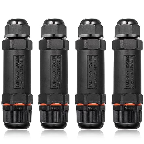 4er Kabelverbinder Wasserdicht IP68 Verbindungsmuffe TÜV geprüfte 5 polig Verbindungsmuffe Kabelschnellverbinder Verbindungsklemmen Erdkabel Muffe für Ø2-12mm 4er Kabelverbinder Wasserdicht IP68 Verbindungsmuffe TÜV geprüfte 5 polig Verbindungsmuffe Kabelschnellverbinder Verbindungsklemmen Erdkabel Muffe für Ø2-12mm von Gredstar