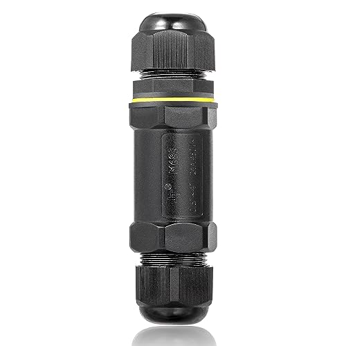 Gredstar 5 Polig Kabelverbinder Verbindungsmuffe Wasserdicht IP68 24A 450V Verbindungsbox Erdkabel Muffe Kabelverbindung 5 Polig Kabelsteckverbinder für Erdkabel Ø4-14mm,1 Stück, CJX2K, Schwarz Gredstar 5 Polig Kabelverbinder Verbindungsmuffe Wasserdicht IP68 24A 450V Verbindungsbox Erdkabel Muffe Kabelverbindung 5 Polig Kabelsteckverbinder für Erdkabel Ø4-14mm,1 Stück, CJX2K, Schwarz von Gredstar