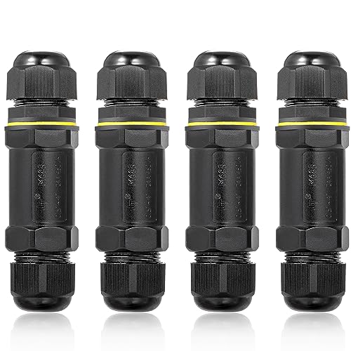 5 Polig Kabelverbinder Verbindungsmuffe Wasserdicht IP68 24A 450V Verbindungsbox Erdkabel Muffe Kabelverbindung 5 Polig Kabelsteckverbinder für Erdkabel Ø4-14mm,4 Stück 5 Polig Kabelverbinder Verbindungsmuffe Wasserdicht IP68 24A 450V Verbindungsbox Erdkabel Muffe Kabelverbindung 5 Polig Kabelsteckverbinder für Erdkabel Ø4-14mm,4 Stück von Gredstar