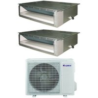 Gree Klimagerät Ducted Dual Split Inverter 9+12 mit GWHD(24)NK6OO R-32 9000+12000 von Gree