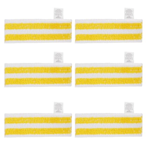 6 Stück Ersatz Bodendüse kompatibel für Kärcher easyfix SC 1, SC 2, SC 3, SC 4, SC 5 Dampfreiniger - Ersatz Mikrofaser Tuchset von GreeSuit