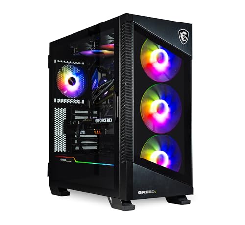 Greed® MK5 Power - High End Gaming PC - Intel Core i9 12900KF + Nvidia Geforce RTX 5070Ti 16GB - Schneller RGB Computer + 4K Raytracing Rechner - 5,2 GHZ - 32 GB DDR5 RAM - 1TB SSD - WLAN + W11 Pro von Greed