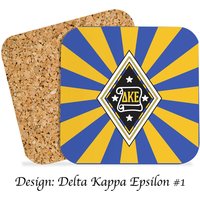 Delta Kappa Epsilon Getränkeuntersetzer Square | 4Er Set von GreekLifeStore