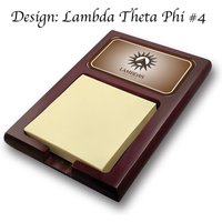 Lambda Theta Phi Holz Schreibtisch Organizer von GreekLifeStore