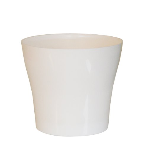 Gardenico Übertopf Tulipan KST, Ø 24 cm, Weiß Tulipan, Weiß, 24x24x21cm Gardenico Übertopf Tulipan KST, Ø 24 cm, Weiß Tulipan, Weiß, 24x24x21cm von Greemotion