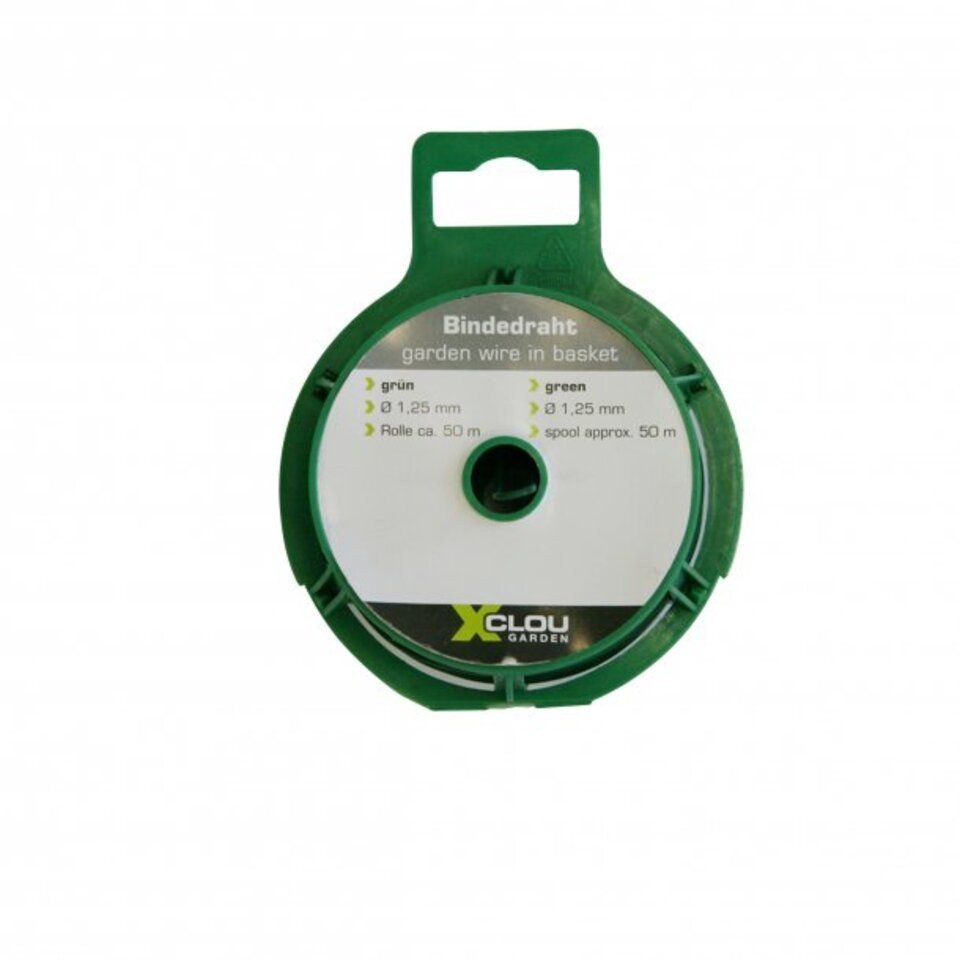 Greemotion Bindedraht Bindedraht grün 1,25 mm x 50m auf Spule, (1St) von Greemotion