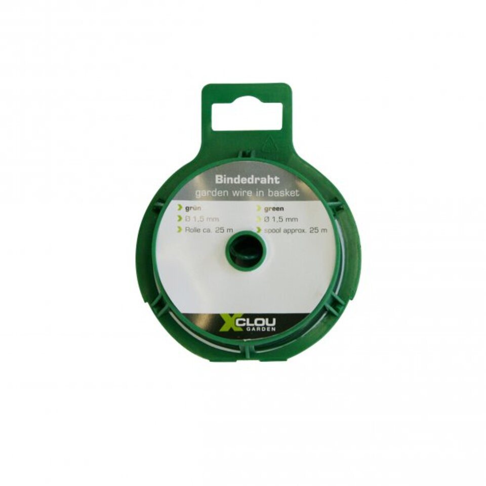 Greemotion Bindedraht Bindedraht grün 1,50 mm x 25m auf Spule, (1St) von Greemotion