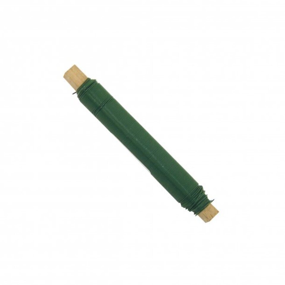 Greemotion Bindedraht Blumenwickeldraht,Eisen,grün 100 g-Spule, (1St) von Greemotion