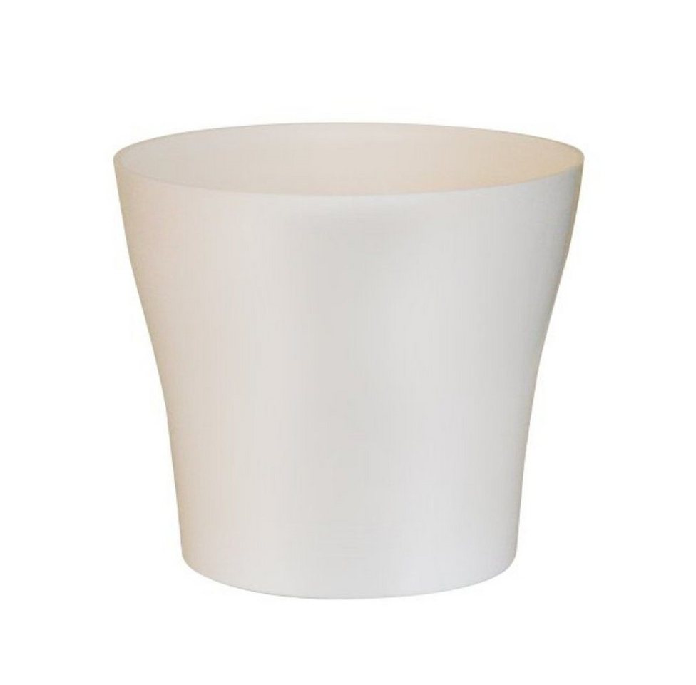 Greemotion Übertopf Übertopf Tulipan weiß matt Ø 24 cm 135184 (1 St) von Greemotion