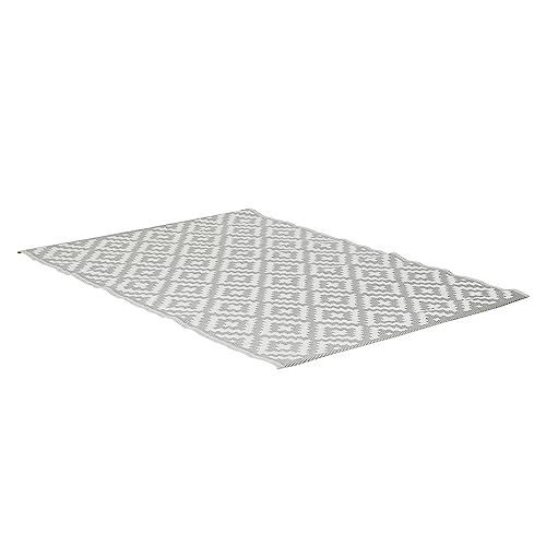 greemotion Outdoor-Teppich Santo aus Kunststoff, beigefarbener Teppich mit Muster, pflegeleichter Wendeteppich für in- & outdoor, ca. 200 x 150 cm von Greemotion