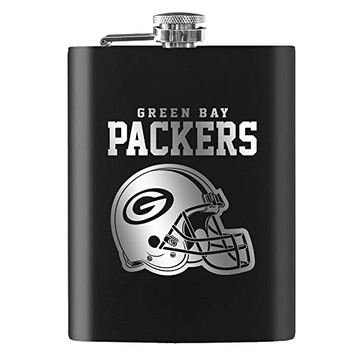 Green Bay Packers NFL Flachmann Flask Edelstahlflasche 235 ml von Green Bay Packers