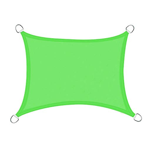 Green Bay Sonnensegel Sonnenschutz 4x5m Rechteck Wasserbeständigkeit Premium PES Polyester Reißfest UV Schutz für Balkon Garten Hellgrün Green Bay Sonnensegel Sonnenschutz 4x5m Rechteck Wasserbeständigkeit Premium PES Polyester Reißfest UV Schutz für Balkon Garten Hellgrün von Green Bay