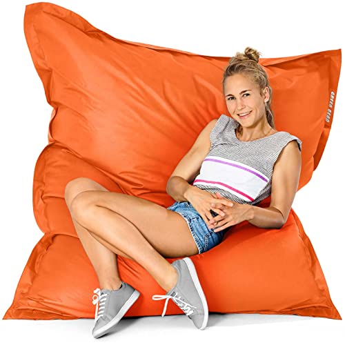 Green Bean Outdoor Sitzsack XXL 140x180cm 380 Liter Kinder & Erwachsene Bean Bag EPS Perlen Füllung Riesensitzsack Groß Liegekissen Waschbar Wetterfest Lounge Chair Sitzkissen Bodenkissen Orange Green Bean Outdoor Sitzsack XXL 140x180cm 380 Liter Kinder & Erwachsene Bean Bag EPS Perlen Füllung Riesensitzsack Groß Liegekissen Waschbar Wetterfest Lounge Chair Sitzkissen Bodenkissen Orange von Green Bean