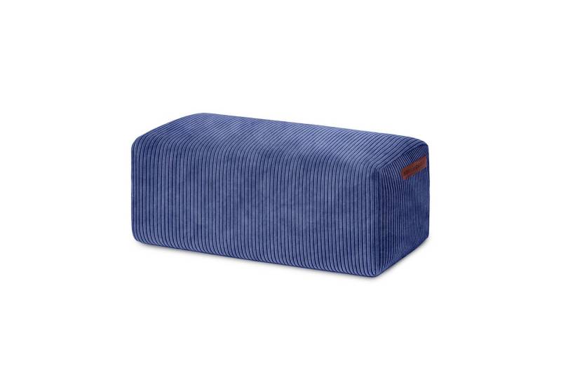 Green Bean Pouf Cube Max Cord (Indoor Sitzhocker Sitzkissen Fußhocker Relax-Sessel, 1-St., Made in Germany), die ideale Ergänzung zum Sitzsack von Green Bean