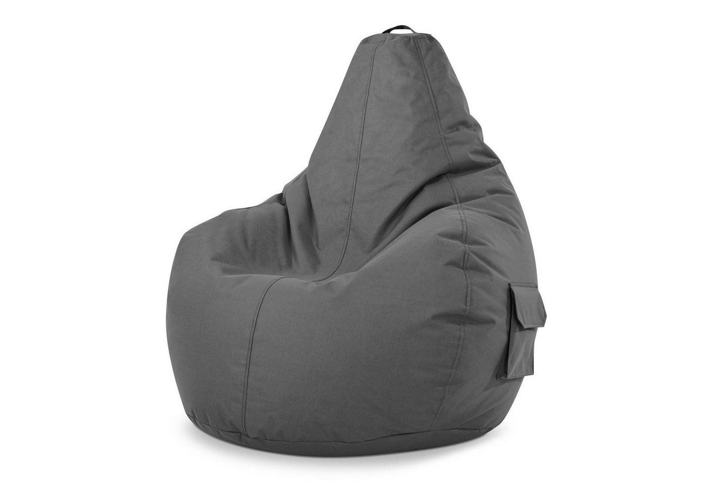 Green Bean Sitzsack Cozy (Sitzsack mit Rückenlehne 80x70x90cm - Gaming Chair mit 230L Füllung, Kuschelig Weich Waschbar), Bean Bag Bodenkissen Lounge Sitzhocker Relax-Sessel Gamer Gamingstuhl von Green Bean