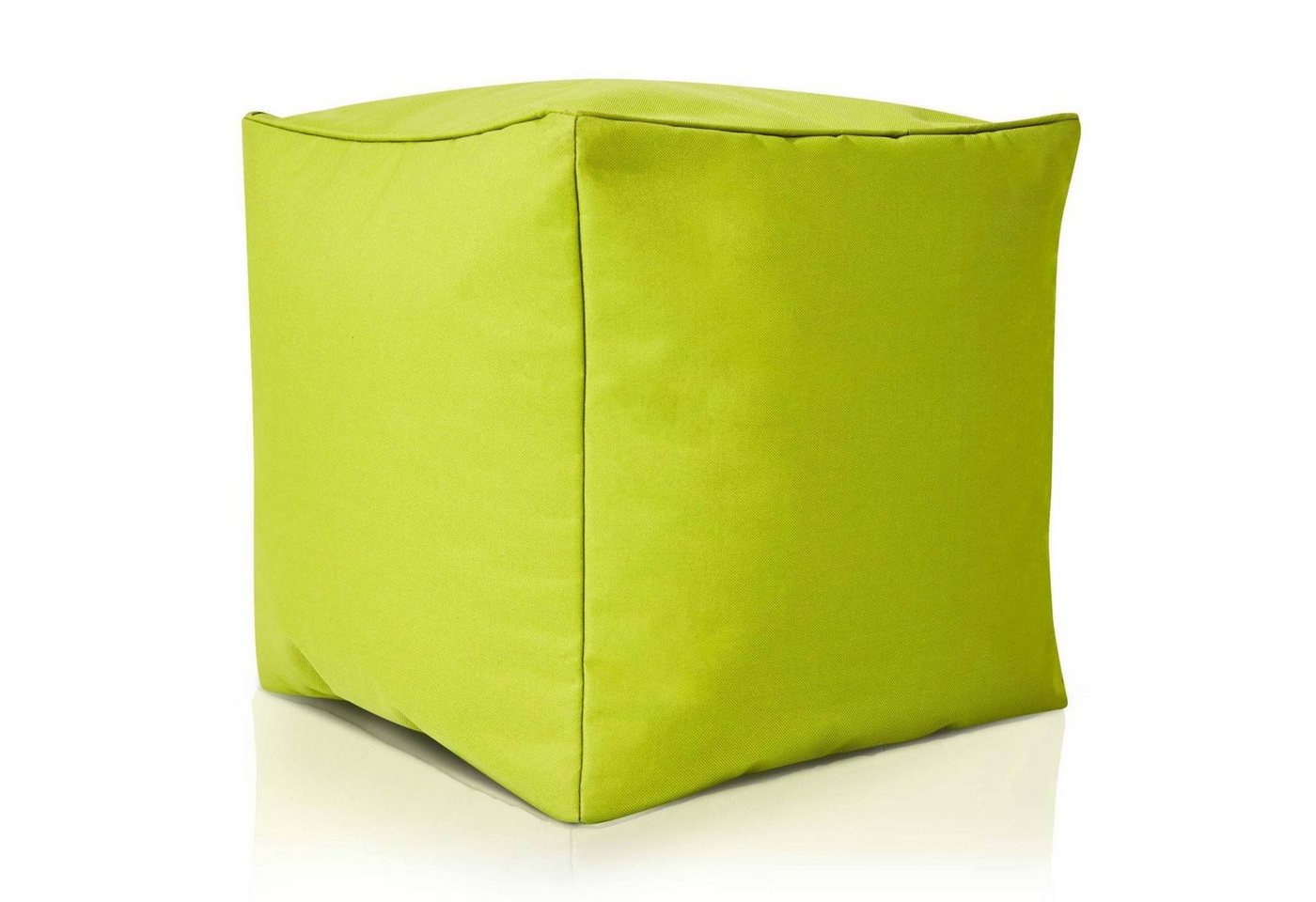 Green Bean Sitzsack Cube (Hocker 40x40x40cm mit EPS-Perlen Füllung, Fußhocker Fußkissen Sitz-Pouf für Sitzsäcke), Bodenkissen für Kinder und Erwachsene - Sitzkissen Sitzhocker von Green Bean