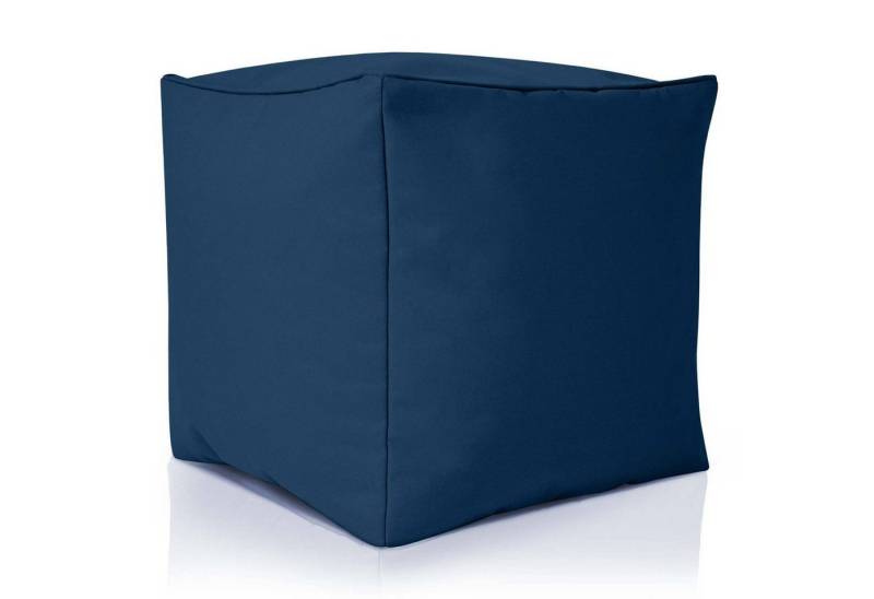 Green Bean Sitzsack Cube (Hocker 40x40x40cm mit EPS-Perlen Füllung, Fußhocker Fußkissen Sitz-Pouf für Sitzsäcke), Bodenkissen für Kinder und Erwachsene - Sitzkissen Sitzhocker von Green Bean