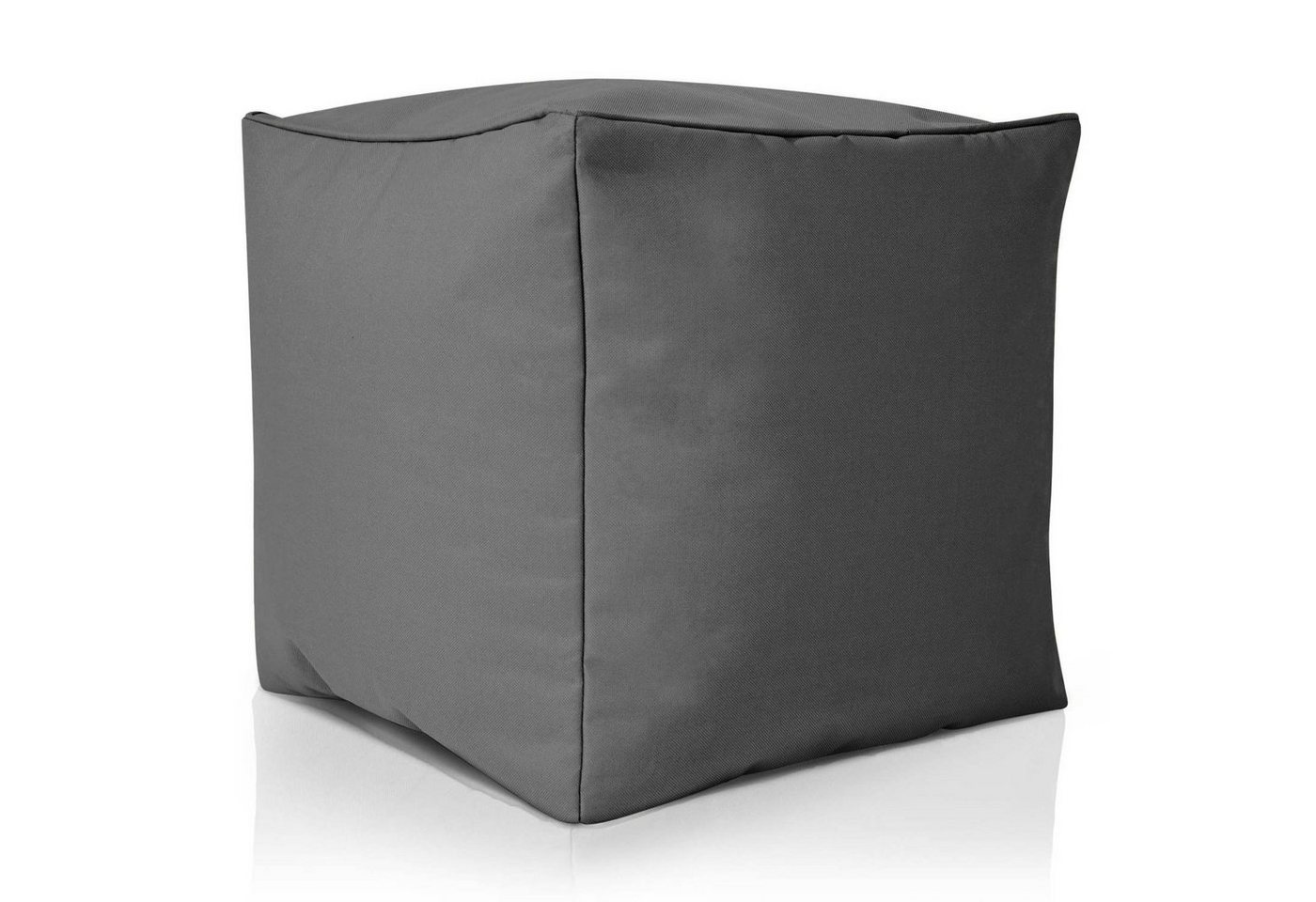 Green Bean Sitzsack Cube (Hocker 40x40x40cm mit EPS-Perlen Füllung, Fußhocker Fußkissen Sitz-Pouf für Sitzsäcke), Bodenkissen für Kinder und Erwachsene - Sitzkissen Sitzhocker von Green Bean