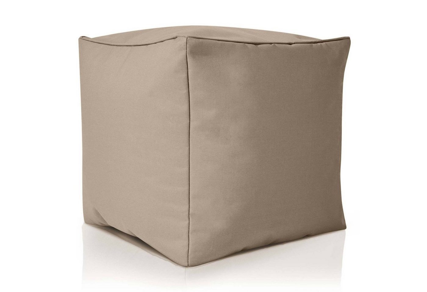 Green Bean Sitzsack Cube (Hocker 40x40x40cm mit EPS-Perlen Füllung, Fußhocker Fußkissen Sitz-Pouf für Sitzsäcke), Bodenkissen für Kinder und Erwachsene - Sitzkissen Sitzhocker von Green Bean