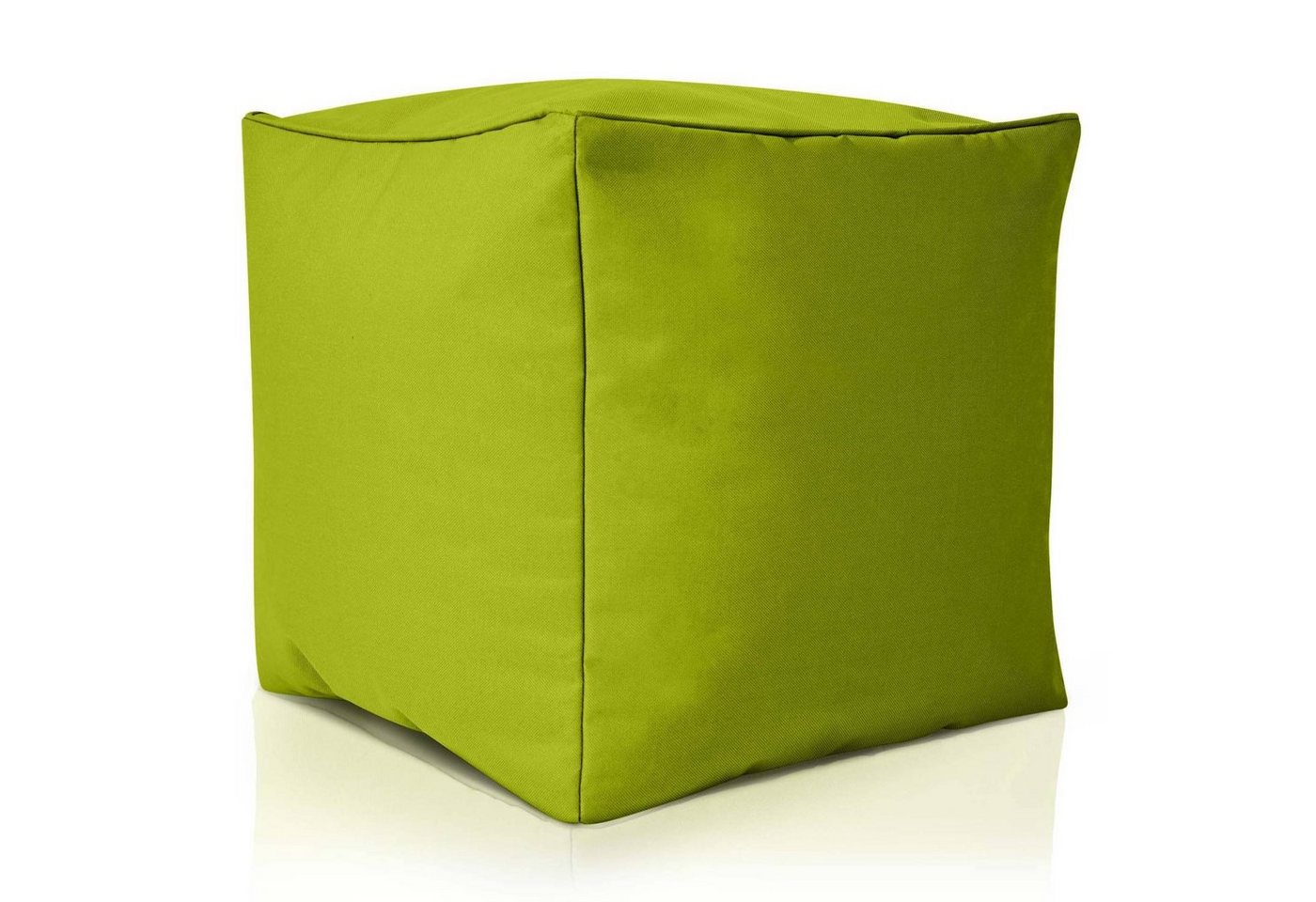 Green Bean Sitzsack Cube (Hocker 40x40x40cm mit EPS-Perlen Füllung, Fußhocker Fußkissen Sitz-Pouf für Sitzsäcke), Bodenkissen für Kinder und Erwachsene - Sitzkissen Sitzhocker von Green Bean