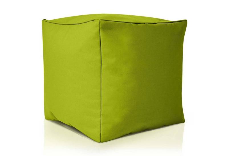 Green Bean Sitzsack Cube (Hocker 40x40x40cm mit EPS-Perlen Füllung, Fußhocker Fußkissen Sitz-Pouf für Sitzsäcke), Bodenkissen für Kinder und Erwachsene - Sitzkissen Sitzhocker von Green Bean